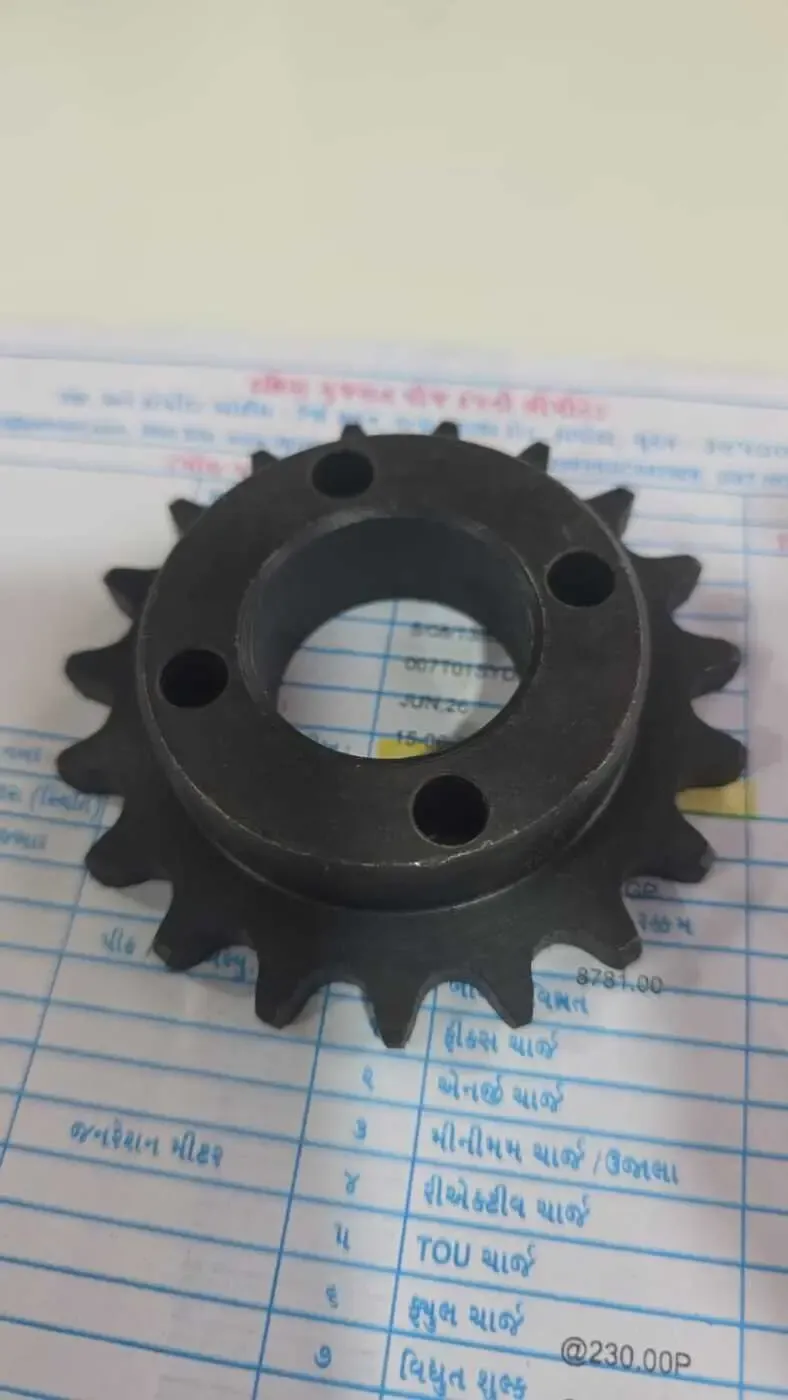 Sprocket Wheel with Bolt Holes – Sprocket Wheels, Gears & Pulleys, J-Tech Engineering Surat