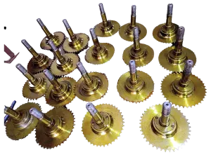 Sprocket Wheels on Shafts made by J-Tech Engineering, Surat